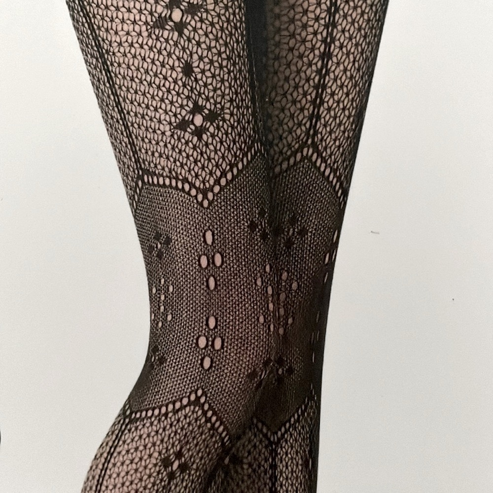 NEW Lace Mosaic Fishnet Pantyhose for Halloween or Special Occasion